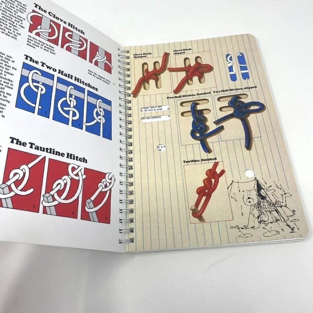 The Klutz Book of Knots By John Cassidy Instructional Manual Fun Creative